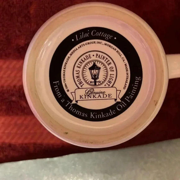 Vintage Thomas Kinkade Lilac Cottage cup - Picture 3 of 3
